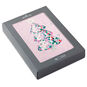 Geometric Tree on Pink Boxed Christmas Cards Packaging image number 1