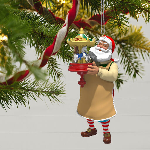 Toymaker Santa 2021 Ornament, 
