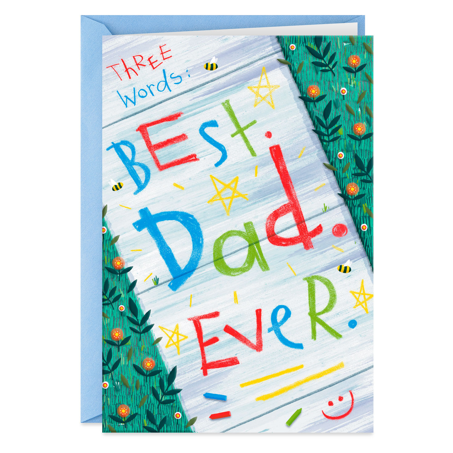 Best Dad Ever Father's Day Card From Kids