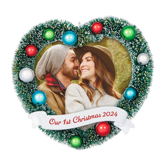 Our 1st Christmas 2024 Photo Frame Ornament, , large image number 1