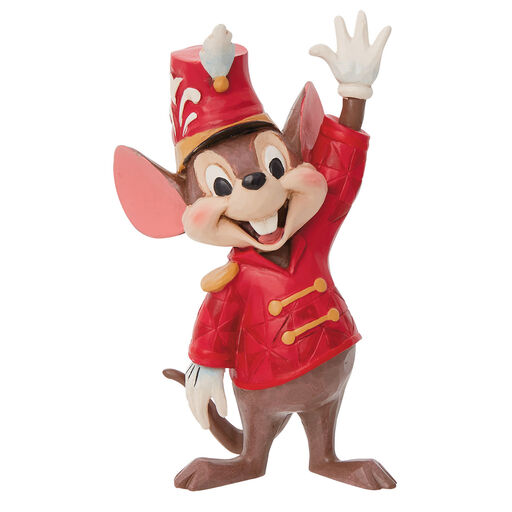 Jim Shore Disney Timothy Mouse Mini Figurine, 3.75", 