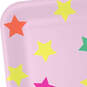 Colorful Stars on Pink Square Dinner Plates, Set of 8, , large image number 4