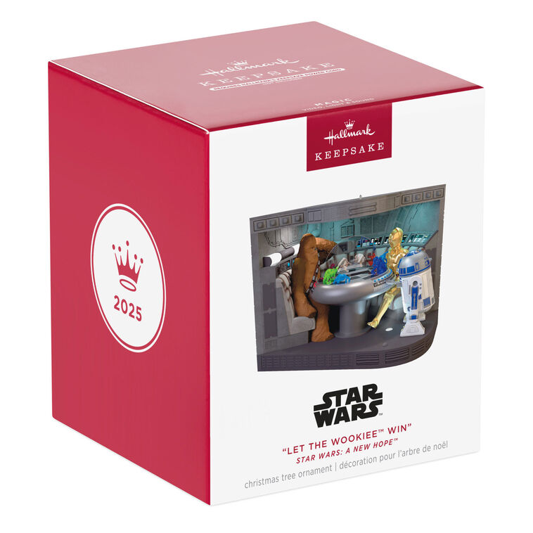 Star Wars Chewie C-3PO R2-D2 Keepsake Ornament Packaging Front image number 8