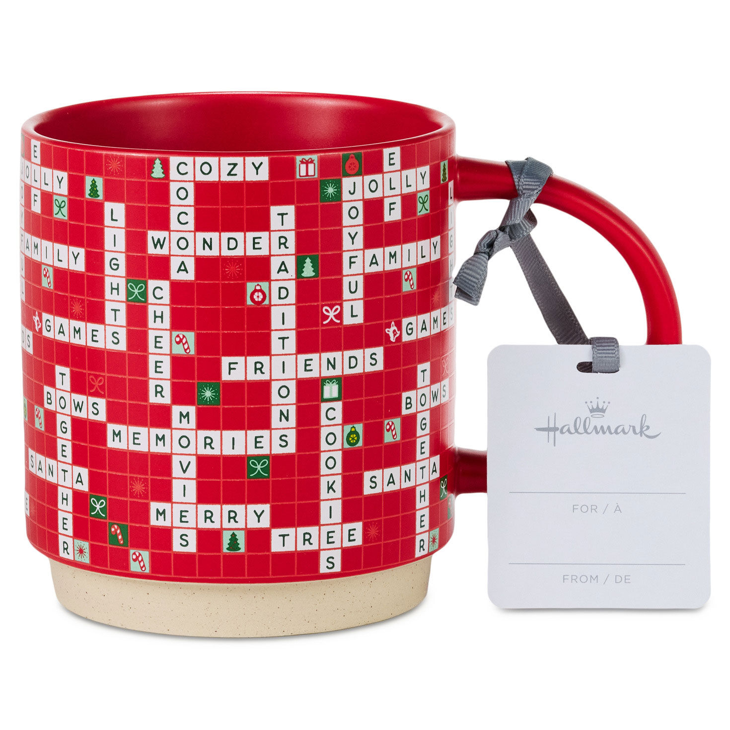 Holiday Words and Symbols Crossword Puzzle Mug package with tag image number 6