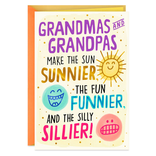 Everything's Way Better With You Grandparents Day Card, 