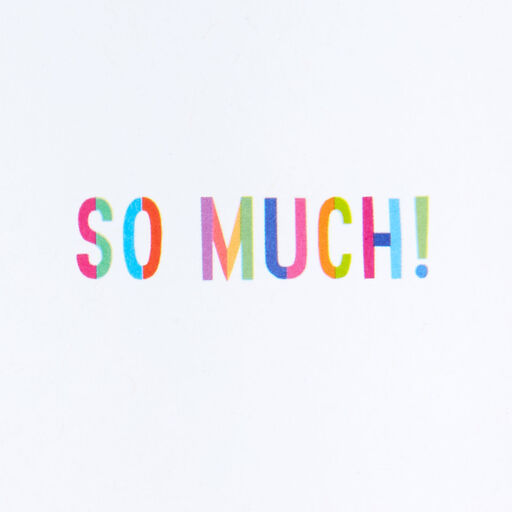 Thanks So Much Thank-You Card, 
