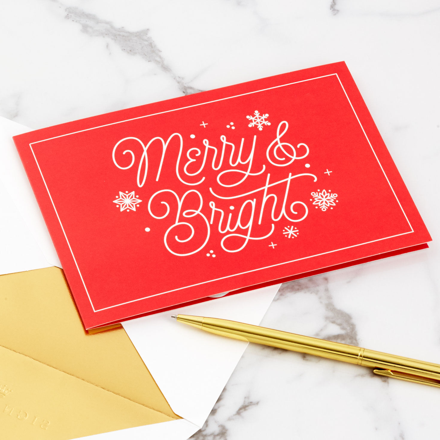 Signature Beauty Pop-Up Christmas Card Assortment in use image number 6