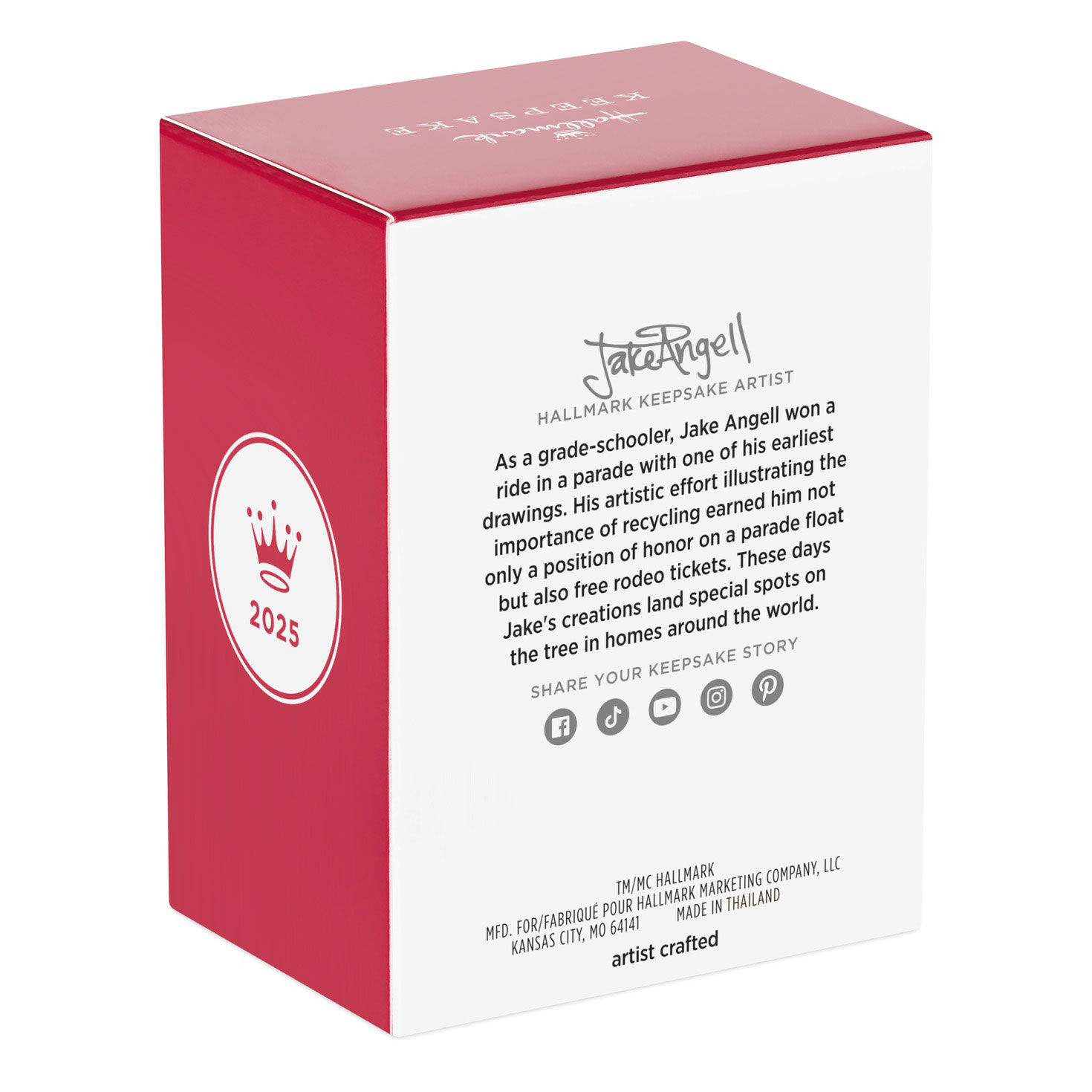 My Little Pony Twister Horse Keepsake Ornament package back image number 8