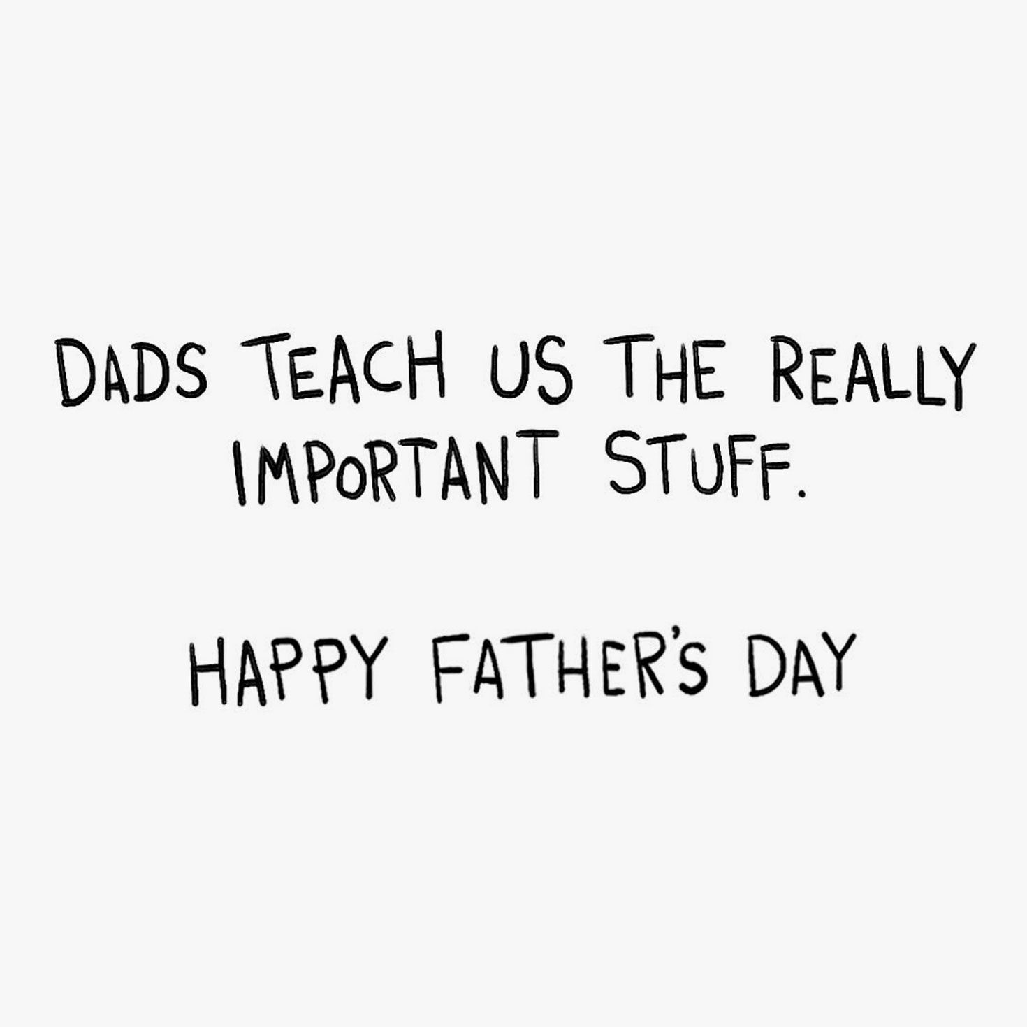 Dad and Kids in Car Special Finger Funny Father's Day Card Sentiment image number 2