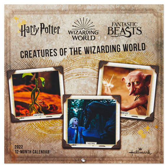 Harry Potter™ and Fantastic Beasts™ Creatures of the Wizarding World™ 2022 Wall Calendar, 12-Month, , large image number 1