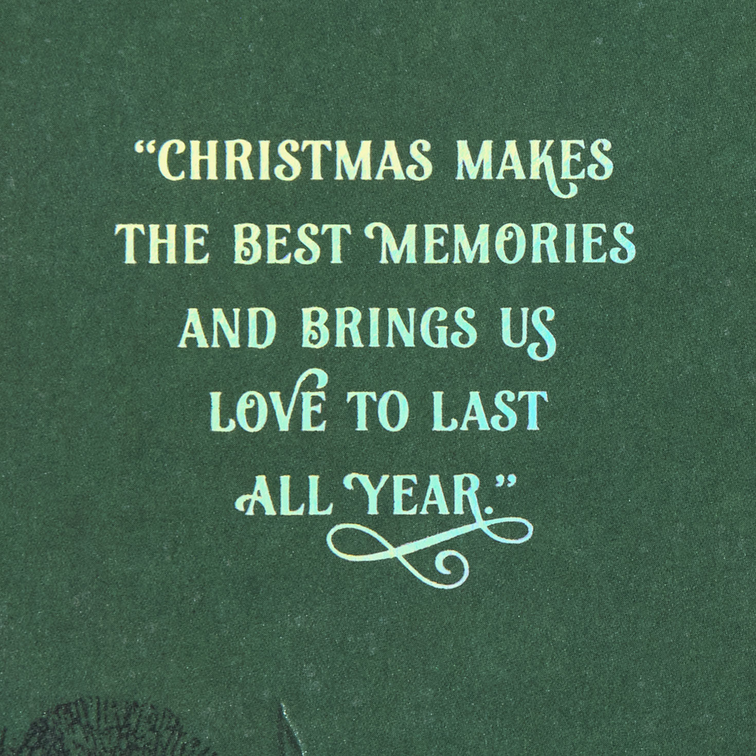 Red and Green Couple with Sled and Christmas Tree Card sentiment image number 2