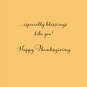 Thankful for a Blessing Like You Apple Tree Thanksgiving Card, , large image number 2