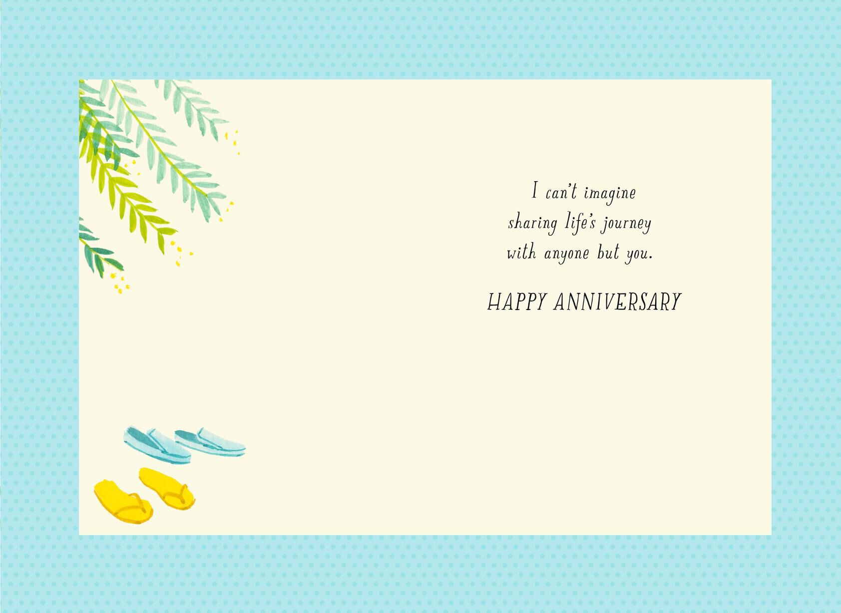 Sharing Life's Journey Anniversary Card for Him
