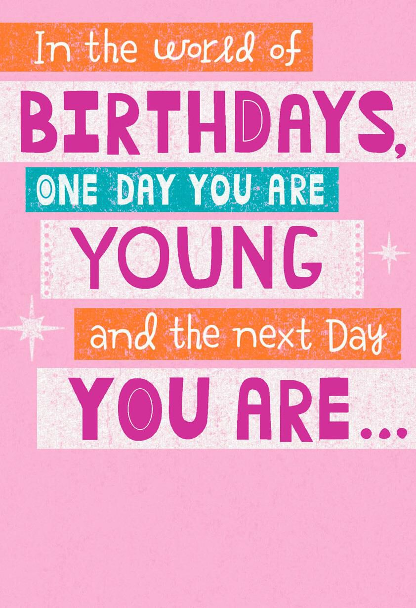 Fabulous Not Old Funny Birthday Card