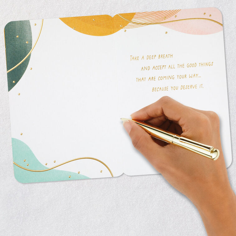 You Deserve It Congratulations Card, , large image number 6