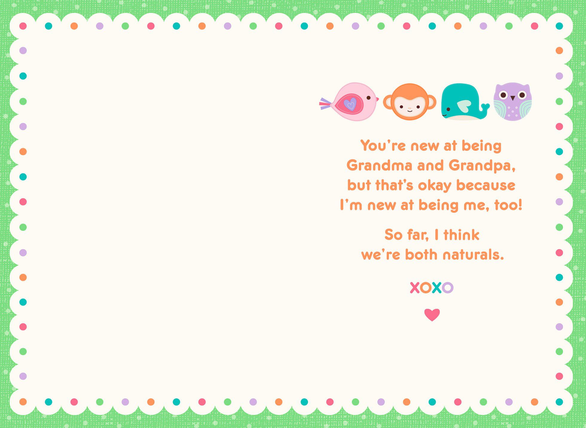 Baby Mobile Grandparents Day Card From New Grandbaby