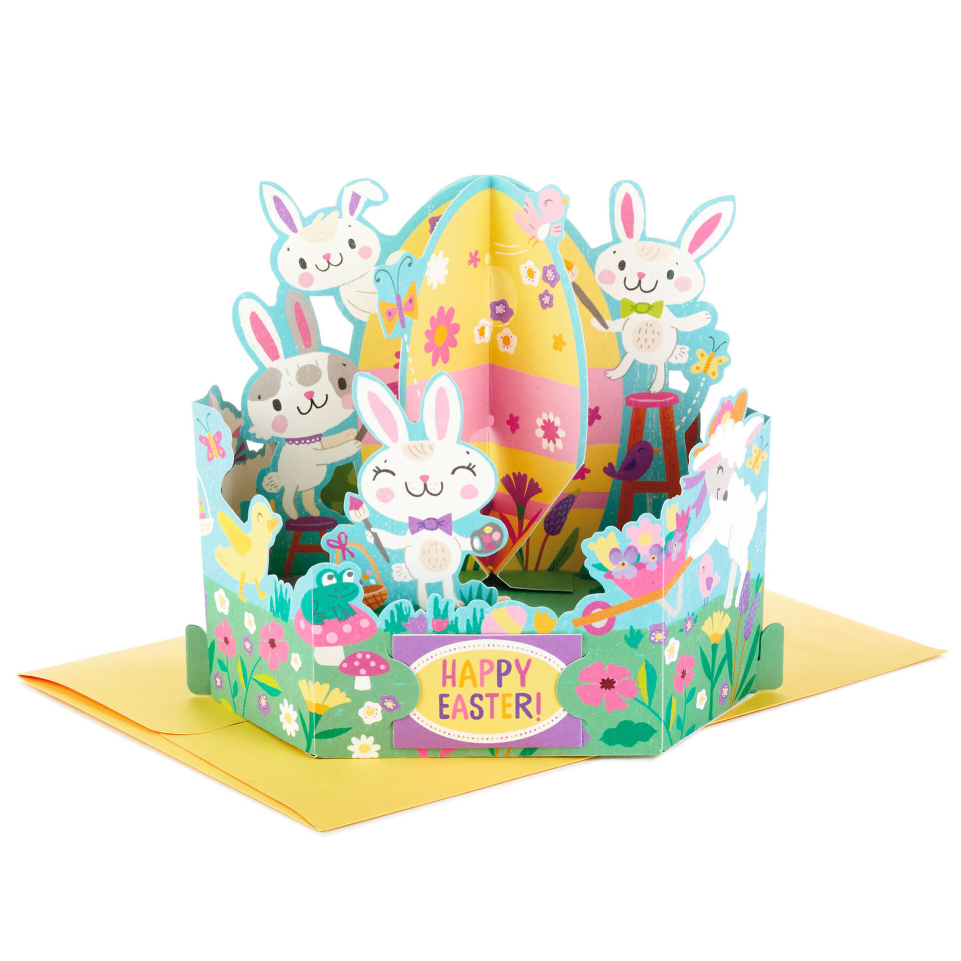 Springtime Animals Pop Up Easter Card Greeting Cards Hallmark