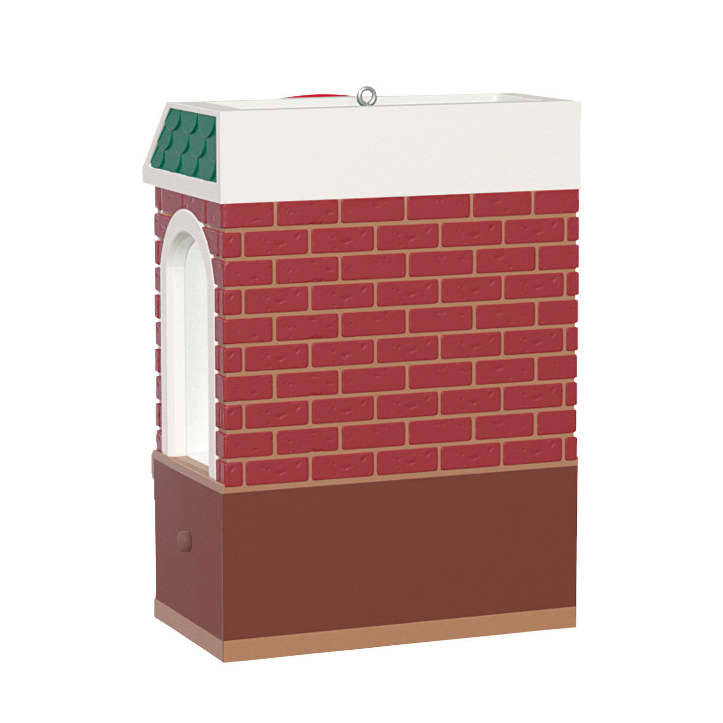 Snowman With Guitar Store Window Keepsake Ornament Back image number 6