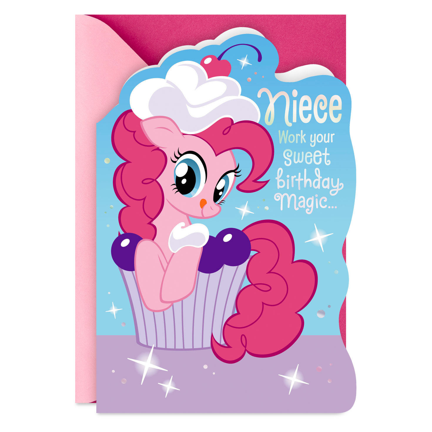 Hasbro® My Little Pony® Pinkie Pie™ Cupcake Birthday Card for Niece for only USD 2.99 | Hallmark