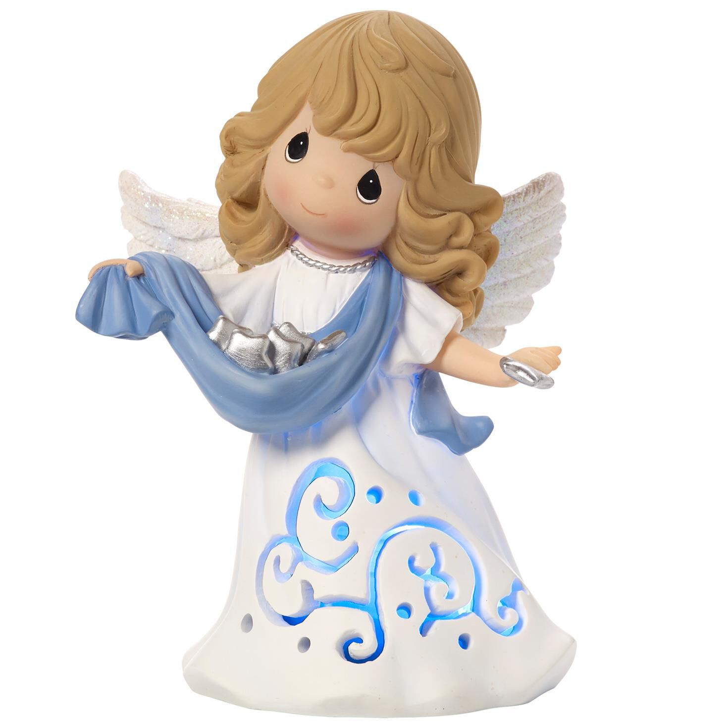 Precious MomentsĀ® Hark! The Herald Angels Sing Angel Musical Figurine - Figurines - Hallmark