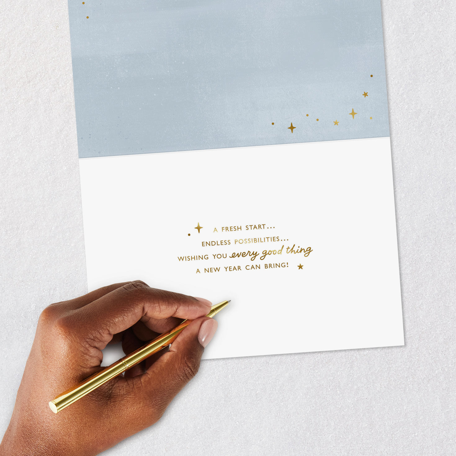 Art Deco Cheers to 2026 New Year Card Signing card image number 6