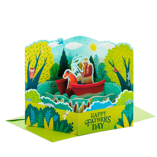 Relax and Enjoy 3D Pop-Up Father's Day Card, 