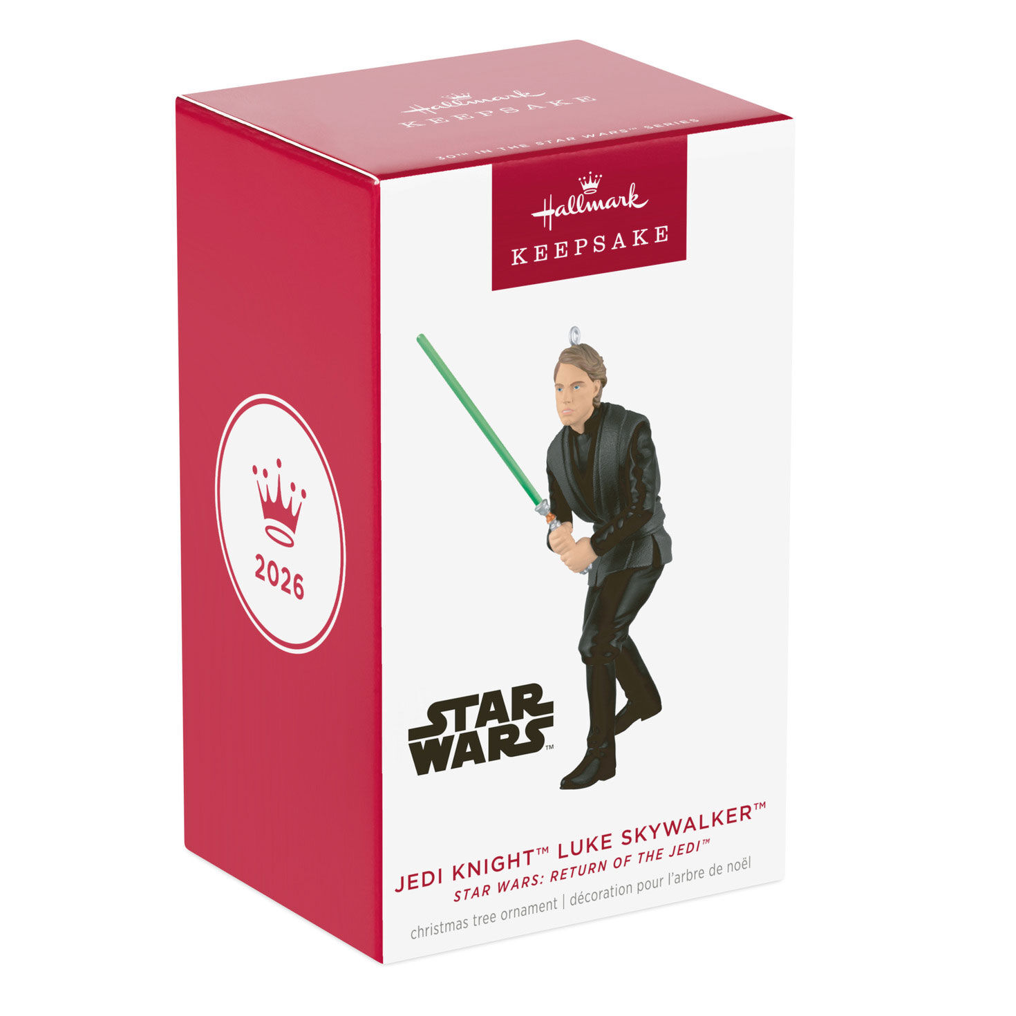Star Wars Jedi Luke Skywalker Keepsake Ornament paclage front image number 7