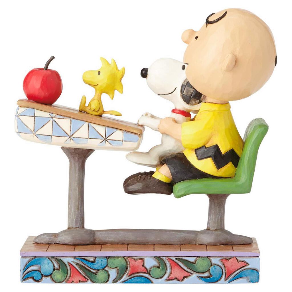 Jim Shore Peanuts Charlie Brown, Snoopy and Woodstock Figurine Figurines Hallmark