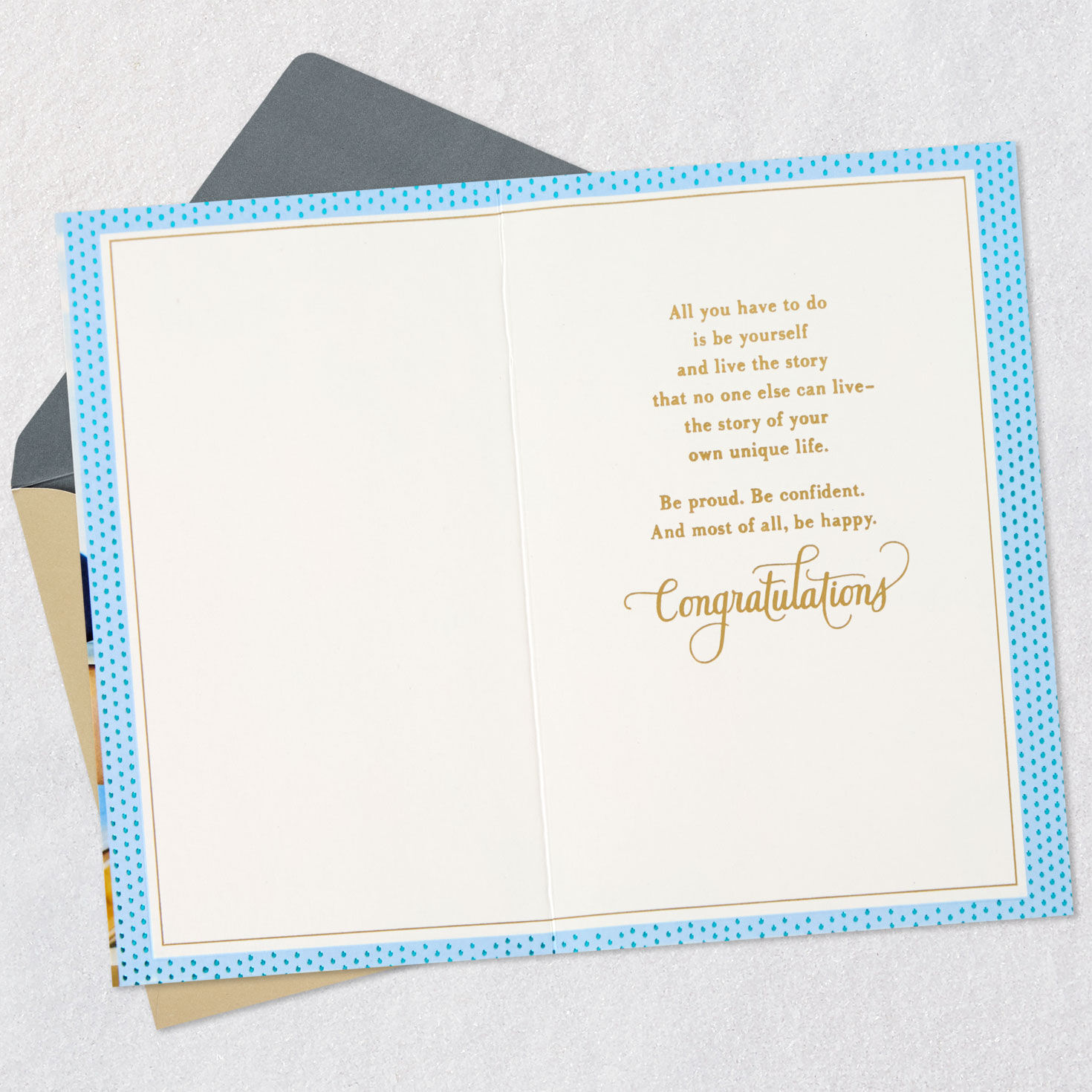 Be Proud, Be Confident, Be Happy Graduation Card, , large image number 3