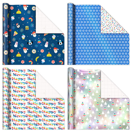 All the Colors, All the Merry Christmas Wrapping Paper Set, 