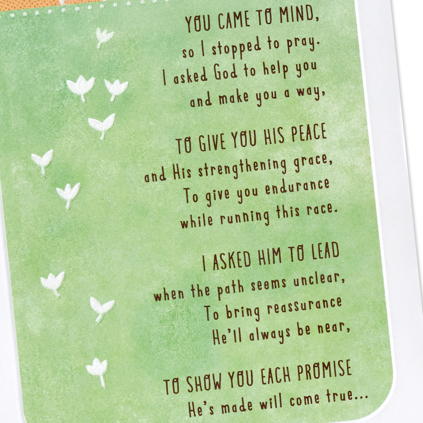 Praying God Will Carry You Through Religious Encouragement Card for only USD 4.99 | Hallmark
