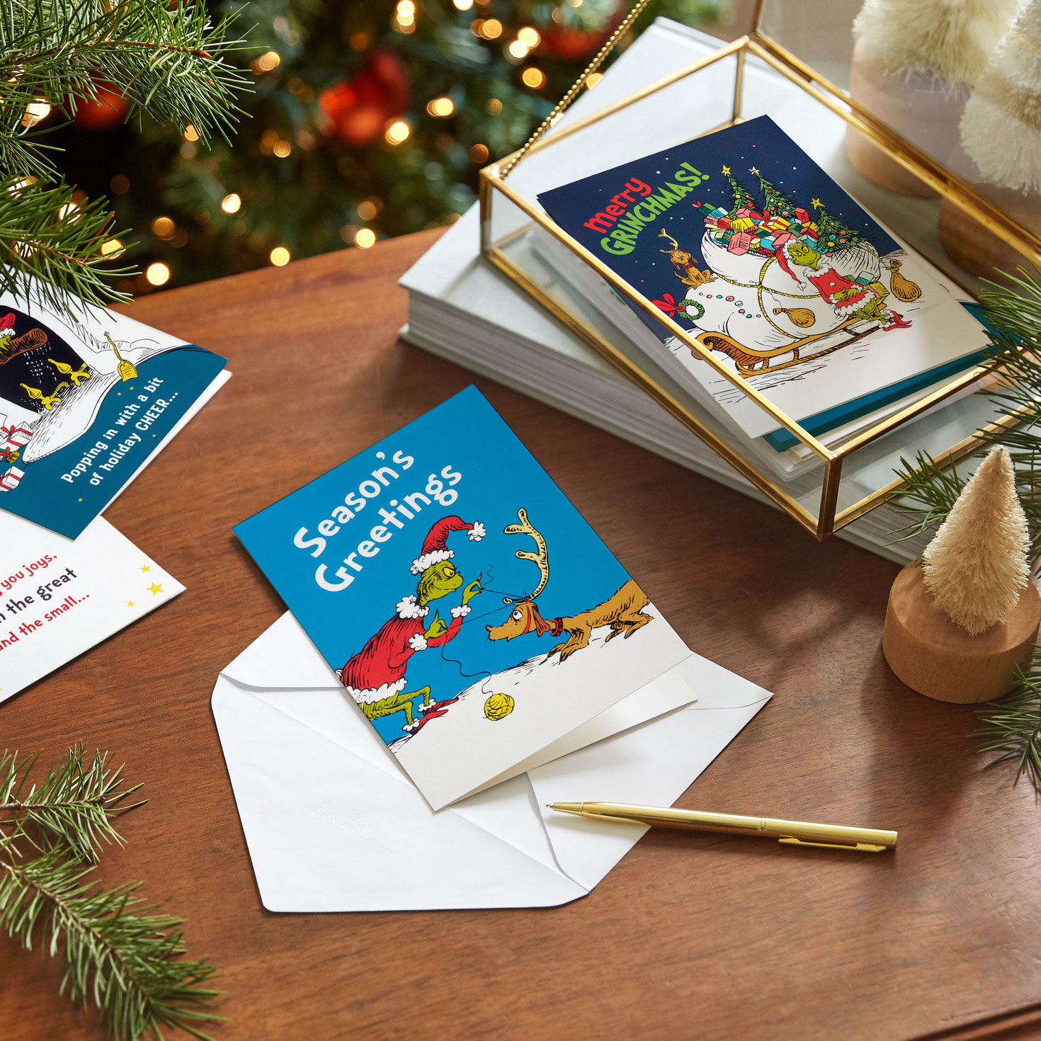 Dr. Seuss Grinch Assorted Boxed Christmas Cards, Pack of 24 for only USD 15.99 | Hallmark