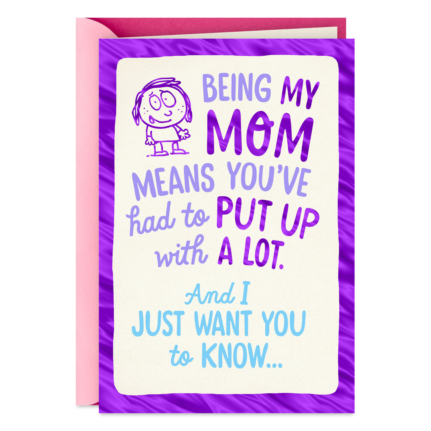 Not Over Yet Funny Birthday Card for Mom