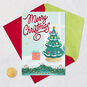Tabletop Christmas Tree Card Card Front with Envelope and Gold Seal image number 6