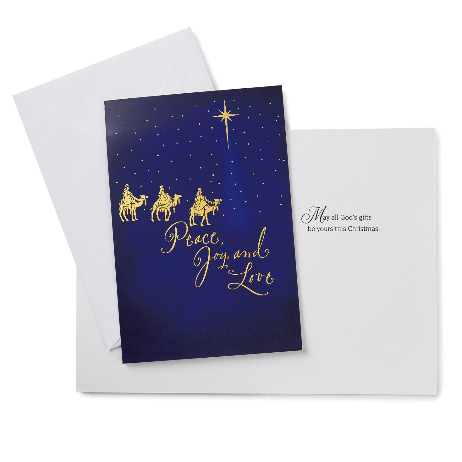 Religious Images Assorted Boxed Christmas Cards Card Front with Sentiment image number 3