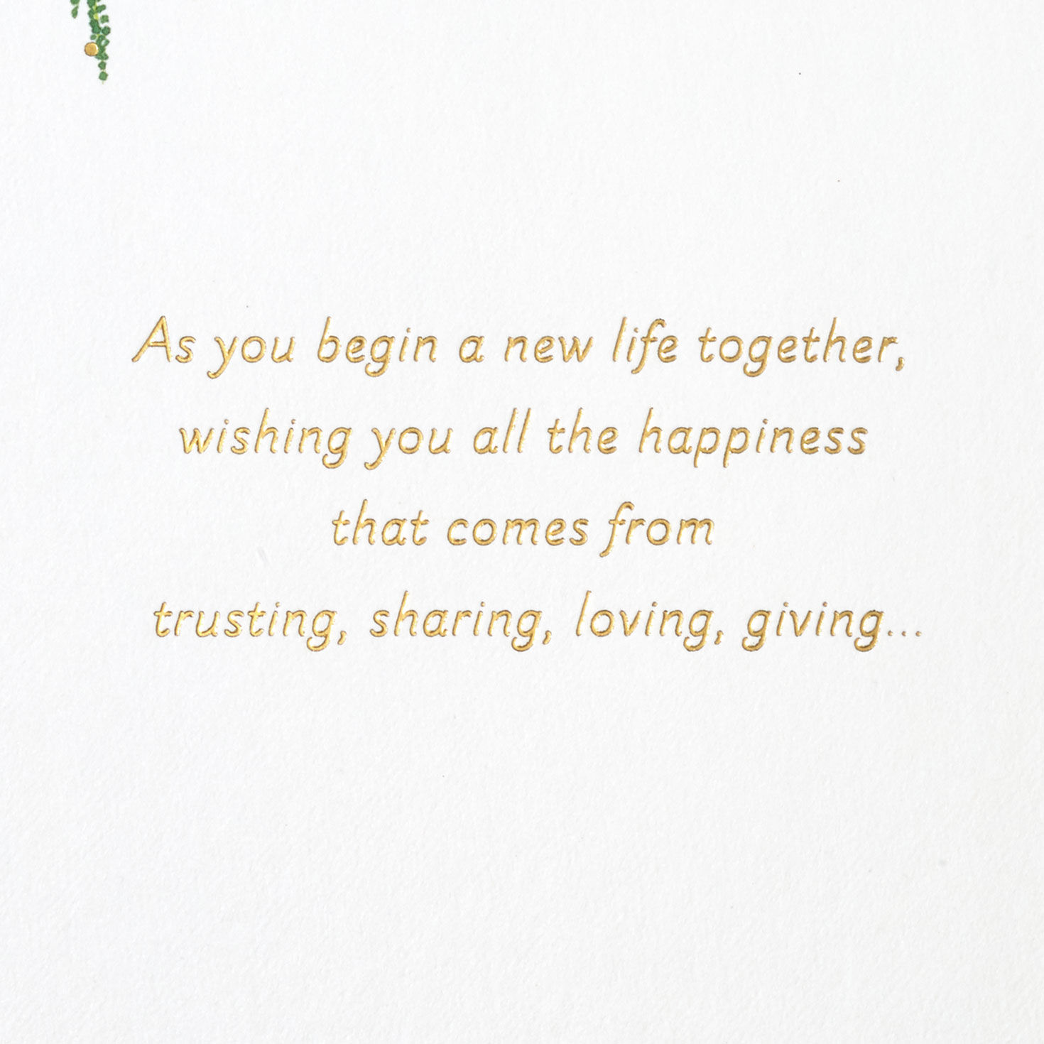 A Lifetime of Dreams Come True Wedding Card, , large image number 2