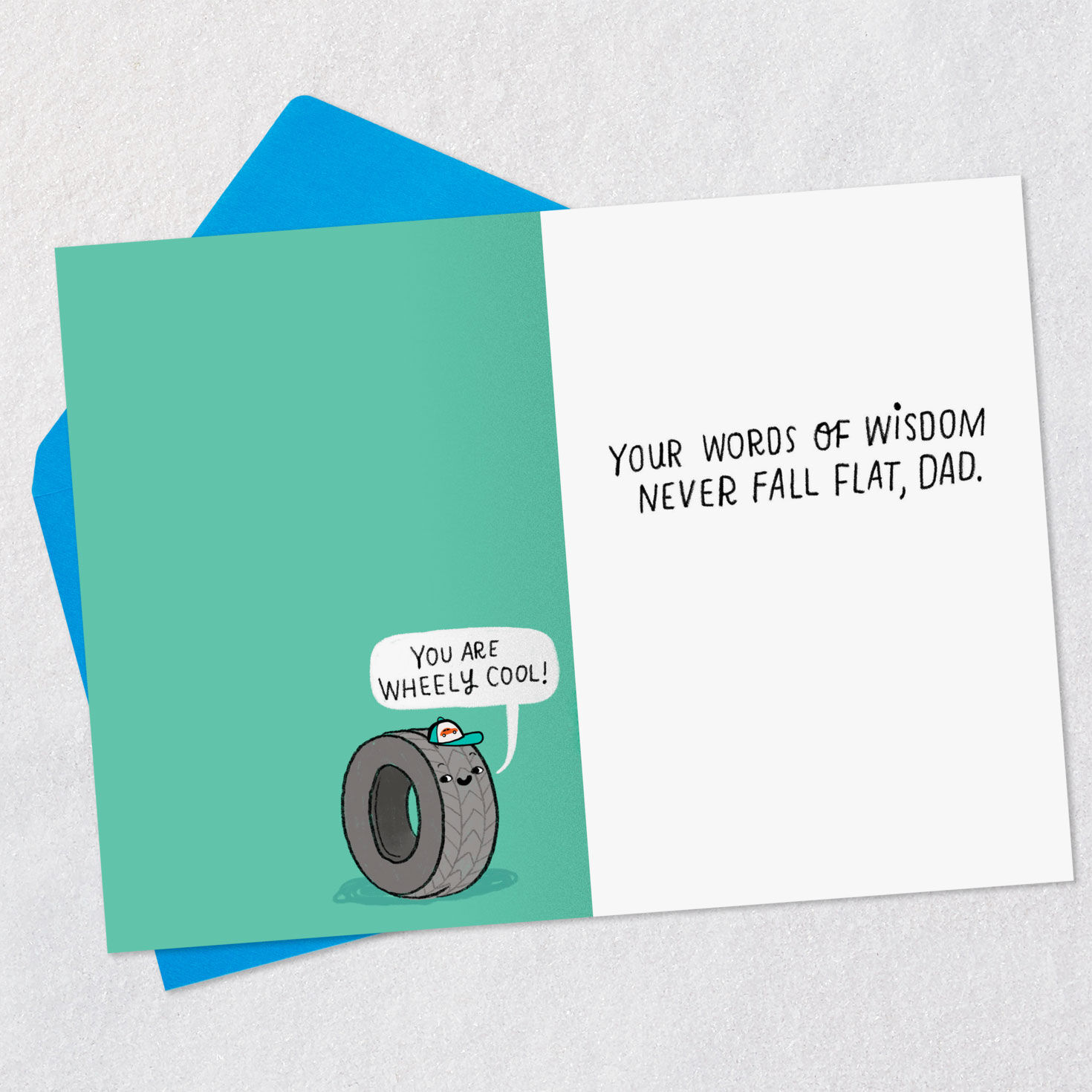 Your Wisdom Never Falls Flat Funny Father's Day Card for Dad, , large image number 4