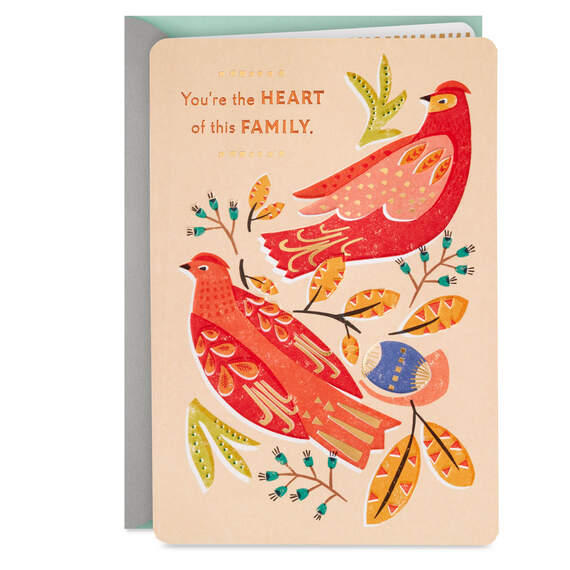 You're the Heart of this Family Easter Card, , large image number 1