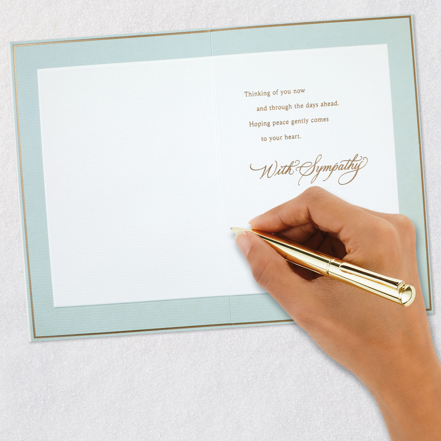 Wishing You Comfort and Peace Sympathy Card, , large image number 6