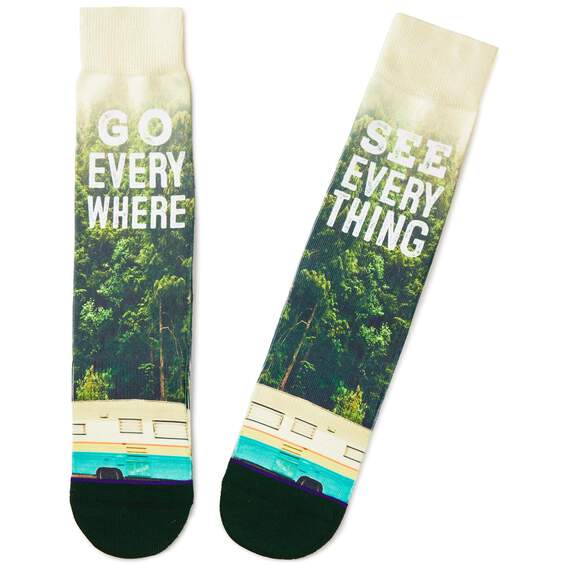 Go Everywhere Camper Toe of a Kind Novelty Socks, , large image number 1