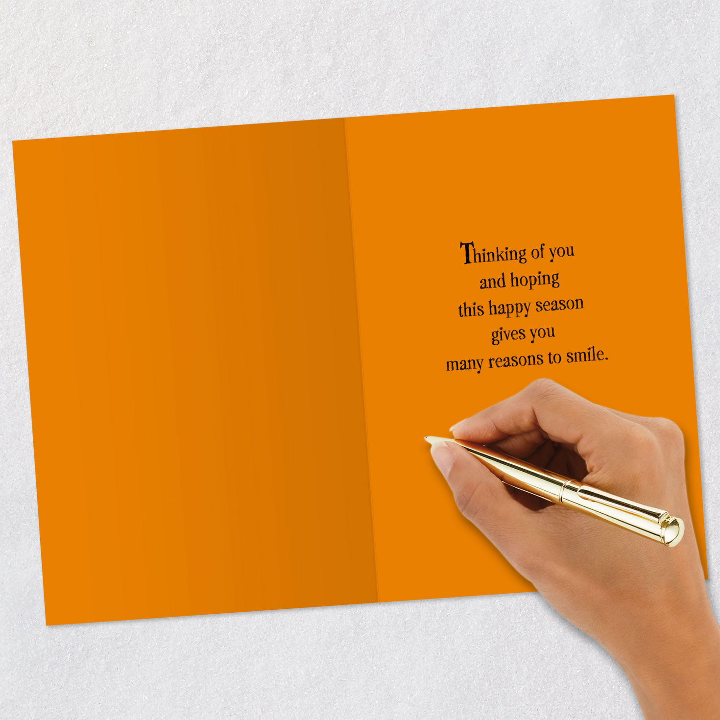 Many Reasons to Smile Halloween Card Signing card image number 6