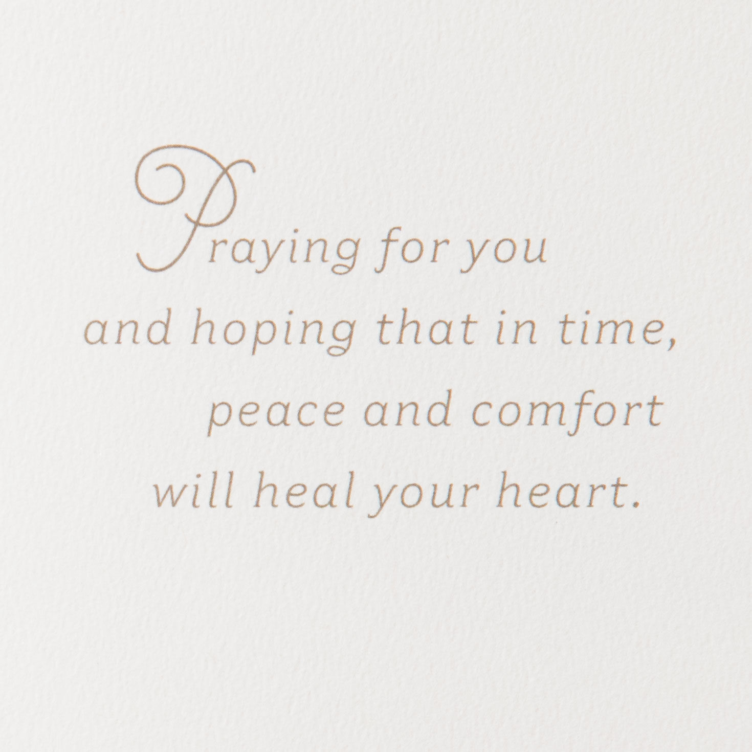 Peace and Comfort to Heal Your Heart Sympathy Card, , large image number 2