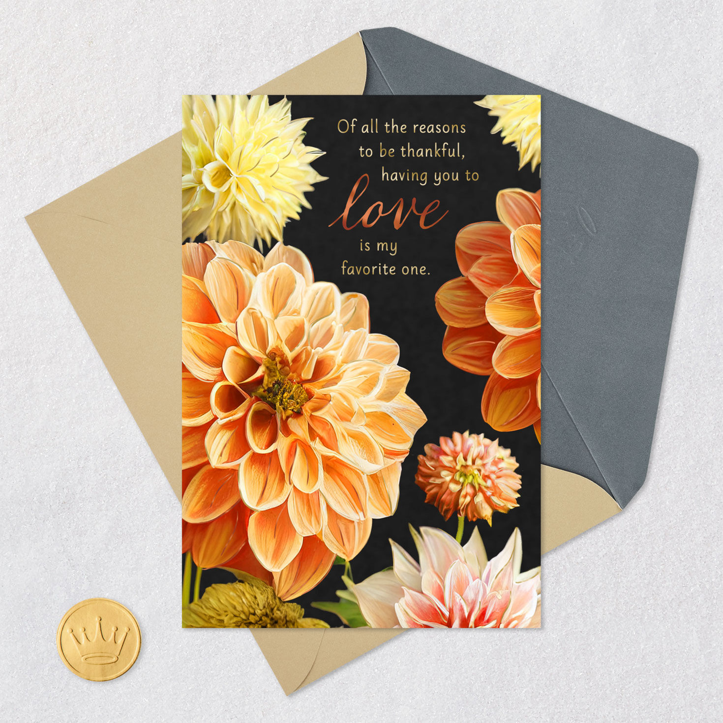 You're the Love of My Life Romantic Thanksgiving Card for only USD 3.99 | Hallmark
