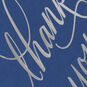 Silver Script on Blue Blank Thank-You Notes, Box of 40, , large image number 3