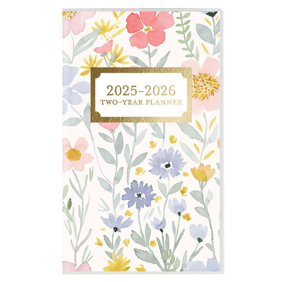 Graphique Pastel Floral 2Year Pocket Planner, 20252026 Calendars 2 Year Pocket Calendar 2025 And 2026 Free