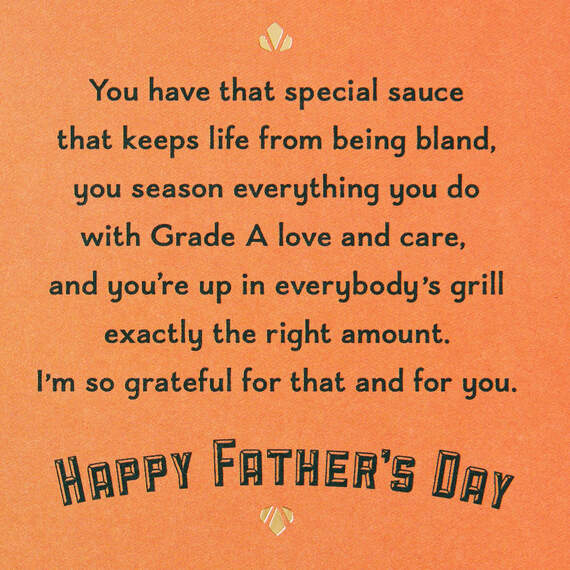You Add Flavor to Our Family Father's Day Card for Dad, , large image number 2