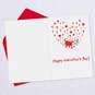 Cute Puppy Dog and Paint Happy Valentine's Day Card, , large image number 3