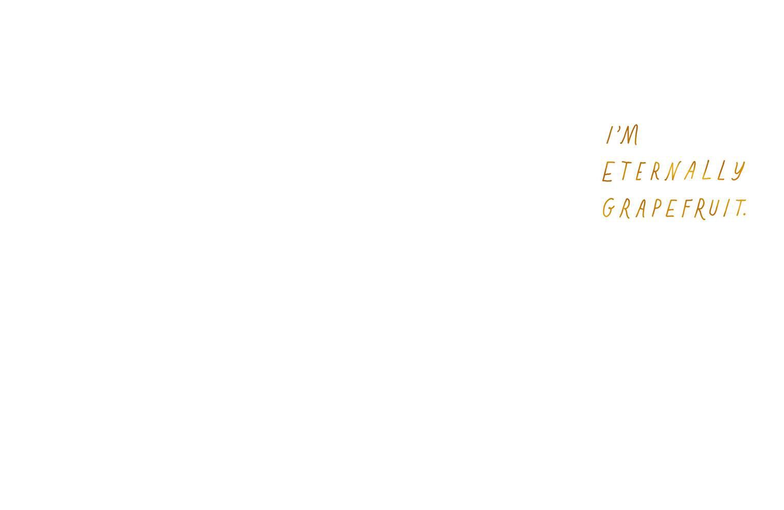 Eternally Grapefruit Thank You Card