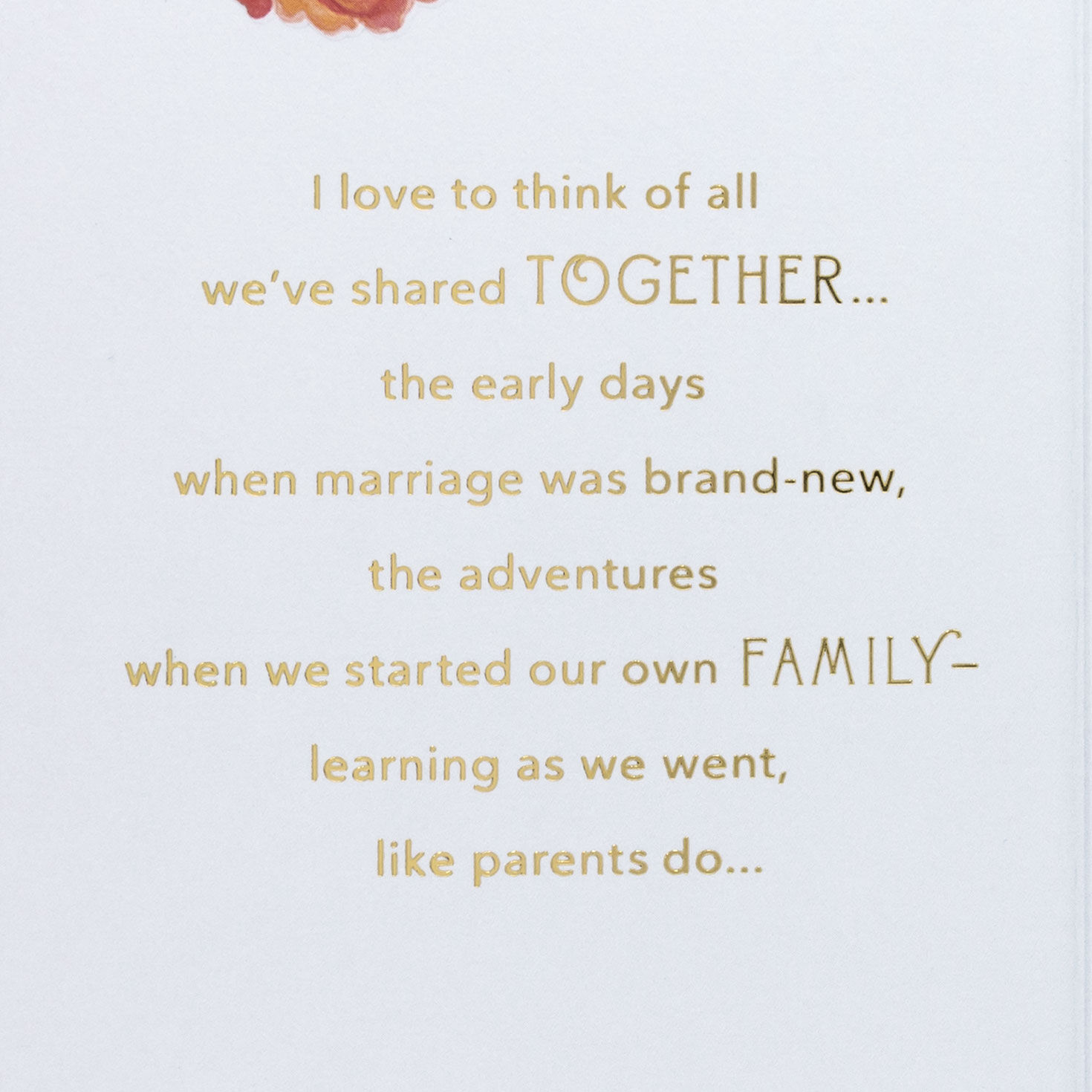 Roses on Blue Wife Mother's Day Card  image number 2