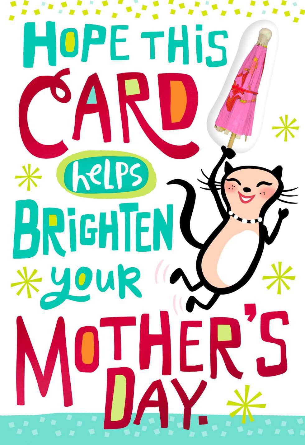Drinks for Mom Funny Mother's Day Card